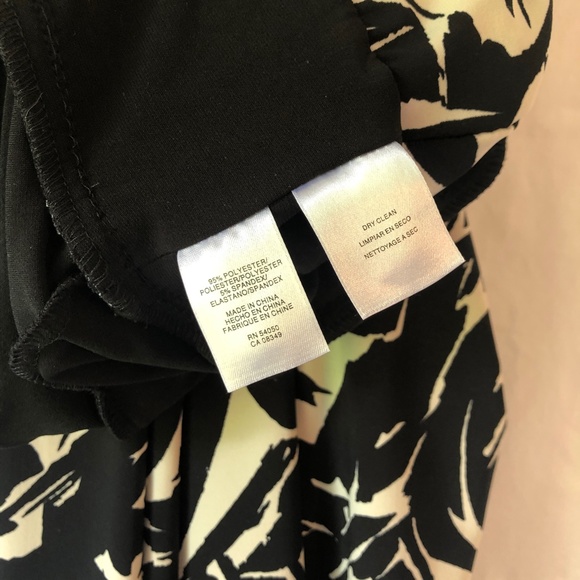 Sleeveless Black & White Dress, Jones NY, size 10 - Picture 5 of 5